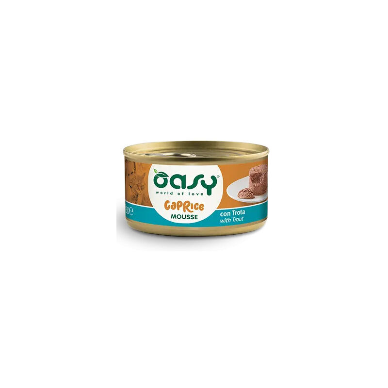 foto del prodotto natural mousse per gatto da 85 gr oasy