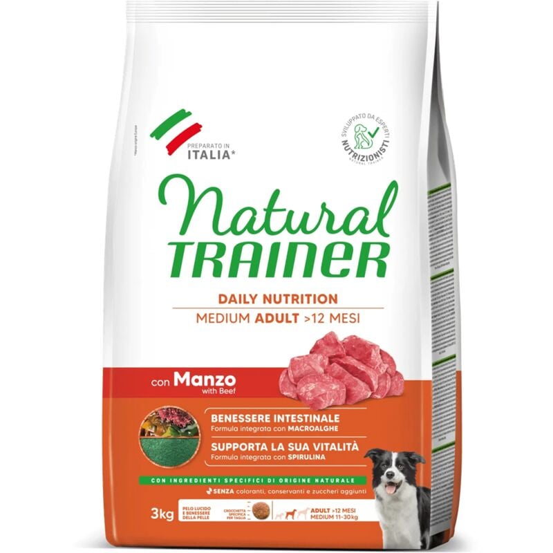 foto del prodotto natural per cane adult medium da 3 kg - trainer