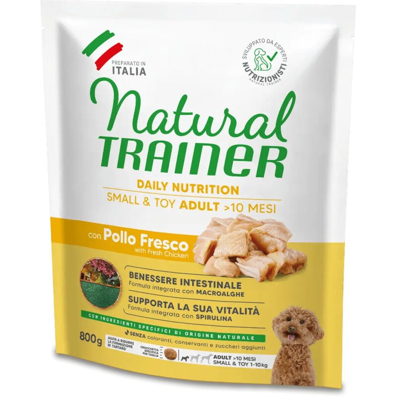 foto del prodotto natural per cane adult small toy da 800 gr trainer