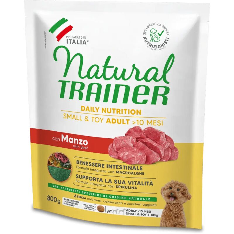foto del prodotto natural per cane adult small toy da 800 gr trainer