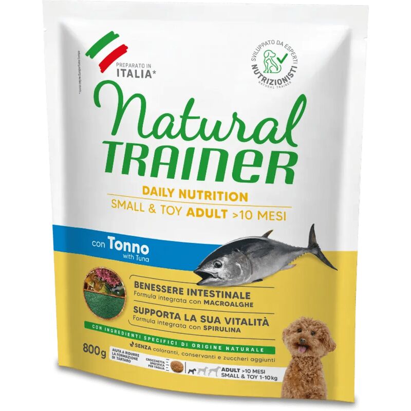foto del prodotto natural per cane adult small toy da 800 gr trainer