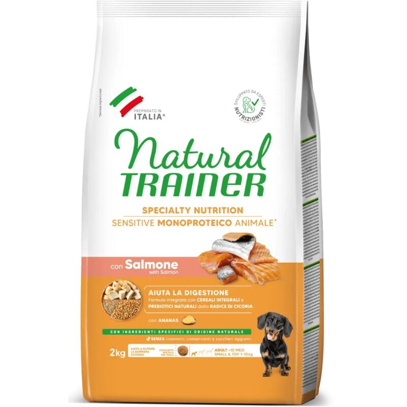 foto del prodotto natural sensitive per cani adult mini da 2 kg trainer