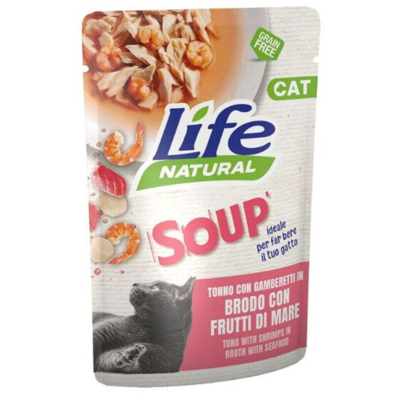 foto del prodotto natural soup per gatti da 60 gr life