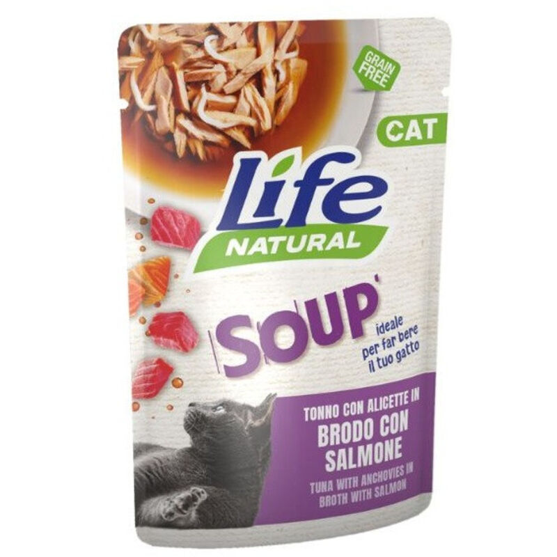 foto del prodotto natural soup per gatti da 60 gr life