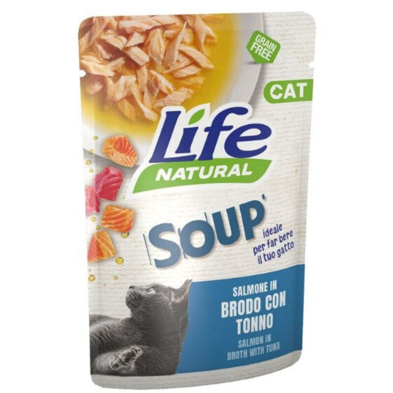 foto del prodotto natural soup per gatti da 60 gr life