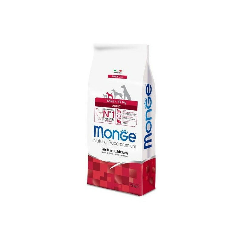 foto del prodotto natural superpremium per cane adult mini ricco di pollo da monge