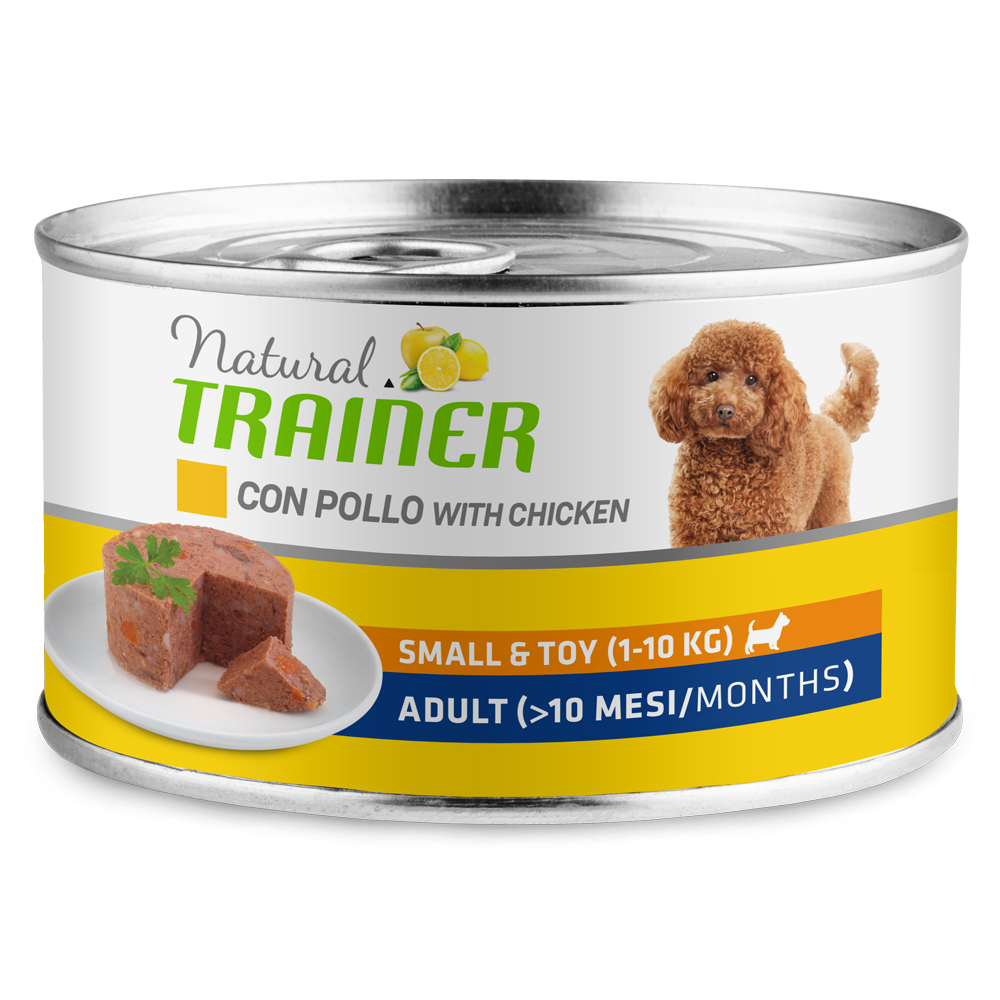 foto del prodotto natural trainer small toy adult 6 x 150 g con pollo