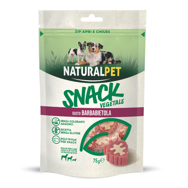 foto del prodotto naturalpet adult all breeds snack vegetale per cani 75 gr scadenza 20 03 2026 - barbabietola - 1 ordine scegli lo sconto bzr5 bzr20 200 punti fedeltà