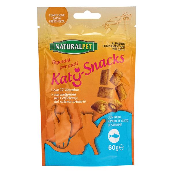 foto del prodotto naturalpet fagottini ripieni cat adult 60 gr pollo e salmone 1 ordine scegli lo sconto bzr5 bzr20 200 punti fedelt 