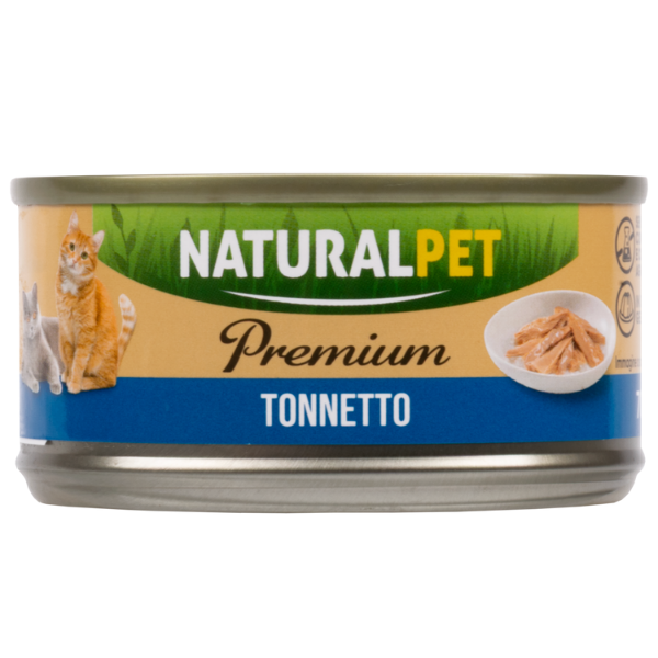 foto del prodotto naturalpet premium cat adult umido in gelatina 70 gr tonnetto 1 ordine scegli lo sconto bzr5 bzr20 200 punti fedelt 