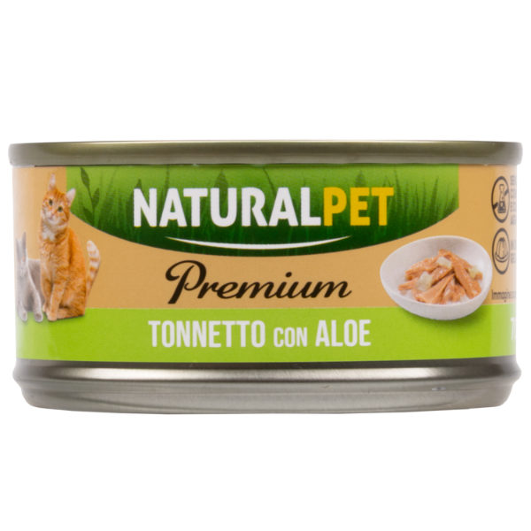 foto del prodotto naturalpet premium cat adult umido in gelatina 70 gr tonnetto con aloe confezione da 6 pezzi 1 ordine scegli lo sconto bzr5 bzr20 200 punti fedelt 