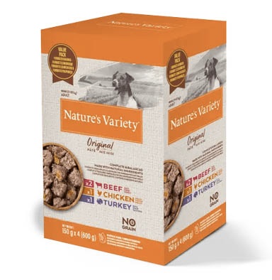 foto del prodotto nature 039 s variety cane original pate 039 adulto mini multipack cf. 4x150 gr