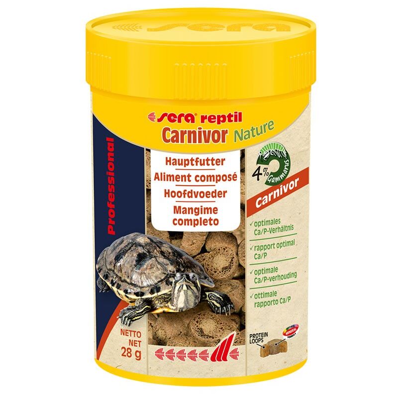 foto del prodotto nature reptil professional carnivor formato 100 ml sera