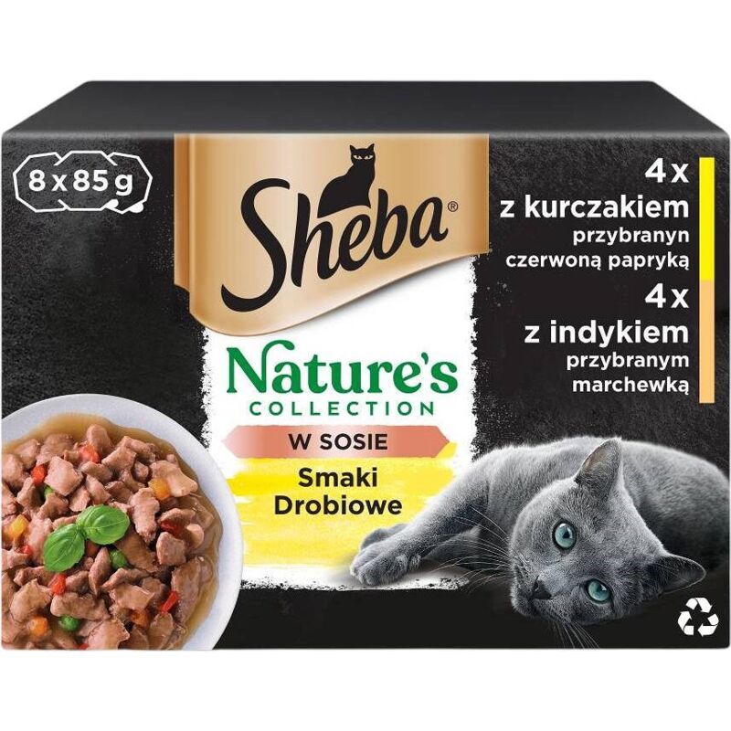 foto del prodotto nature's collection sapore di pollame 8x85g - sheba