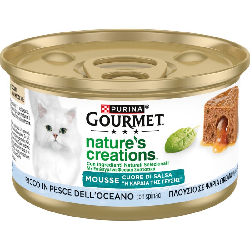 foto del prodotto nature's creations mousse con cuore in salsa da 85 gr - gourmet