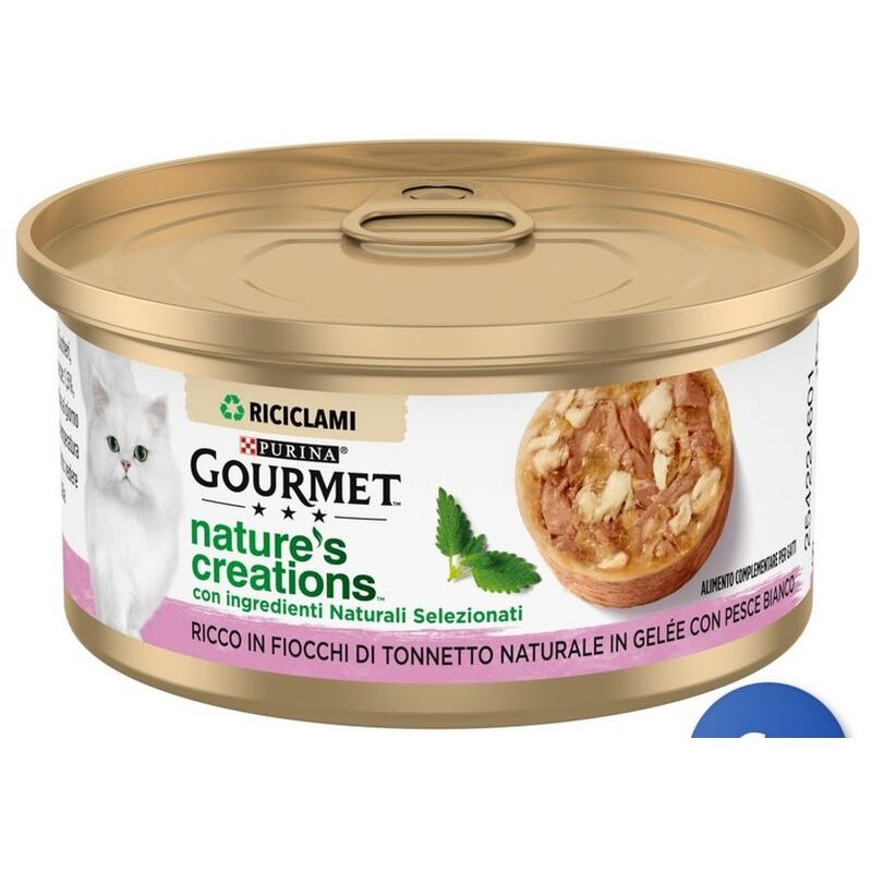 foto del prodotto nature s creations trancetti di tonno da 70 gr gourmet