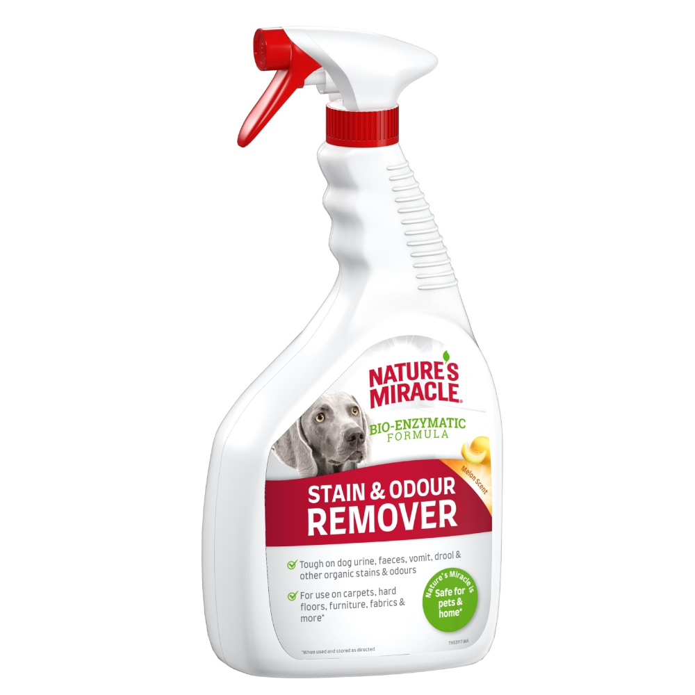 foto del prodotto nature s miracle stain odour remover per macchie e odori dei cani 946 ml