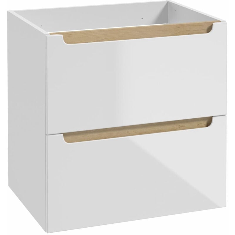 foto del prodotto naturel mobile bagno supplementare stilla 60x60x45 cm bianco stillab06005 