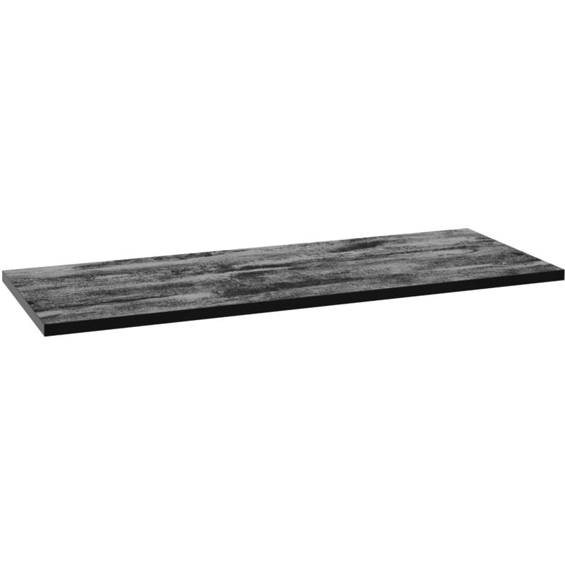 foto del prodotto naturel scrivania naturale stilla 120x2,5x46 cm nero stillaf12021 