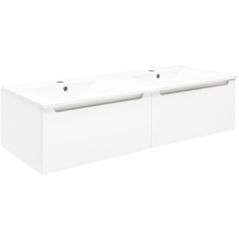 foto del prodotto naturel set da bagno con 2 cassetti da 60 cm lavabo doppio da 120 cm stillad2k06007u1 