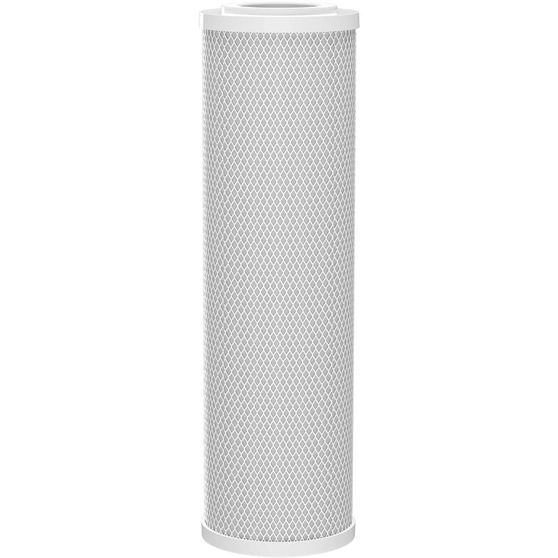 foto del prodotto naturewater cartuccia con blocco di carbone attivo 10 254 mm 5 cto 10b per filtro dell acqua