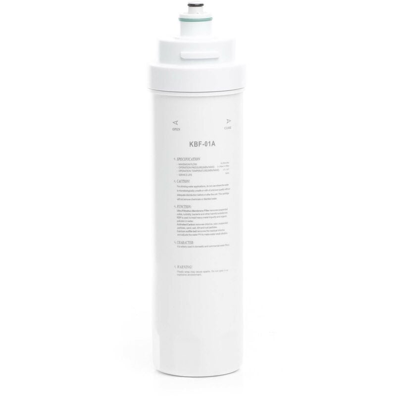 immagine 0 del prodotto naturewater kbf 01a filtro a 4 stadi solfiti di calcio, carbone attivo, kdf e ultrafiltro 0,01 