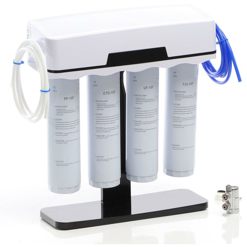 foto del prodotto naturewater wiltec filtro acqua nw 4 ppctouft33, sistema di filtrazione a 4 livelli con cartucce, montaggio a parete