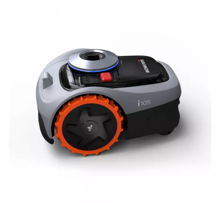 foto del prodotto navimow - robot tagliaerba i105e, copertura 500mq, senza cavo perimetrale, mappatura assistita attivata da ia, connettivit iot, aree di taglio personalizzabili