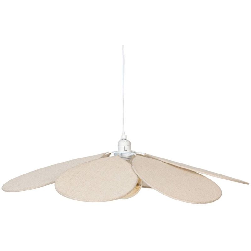foto del prodotto naya luce a sospensione a petali beige d72cm atmosphera cr ateur d int rieur