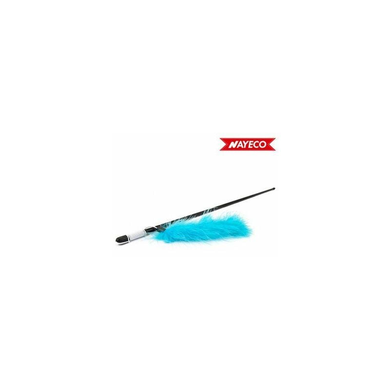 foto del prodotto nayeco bastone giocattolo per gatti con piume colorate 48 cm colori modelli assortiti
