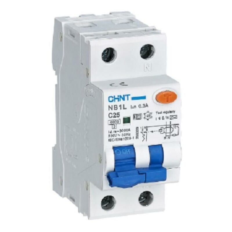 foto del prodotto nb1l2 c6 1pn 6 ac30 interruttore magnetotermico 1p n 6a 203292 chint