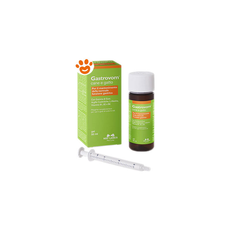 foto del prodotto nbf lanes dog e cat gastrovom gel lanes dog e cat gastrovom gel confezione da 50 ml