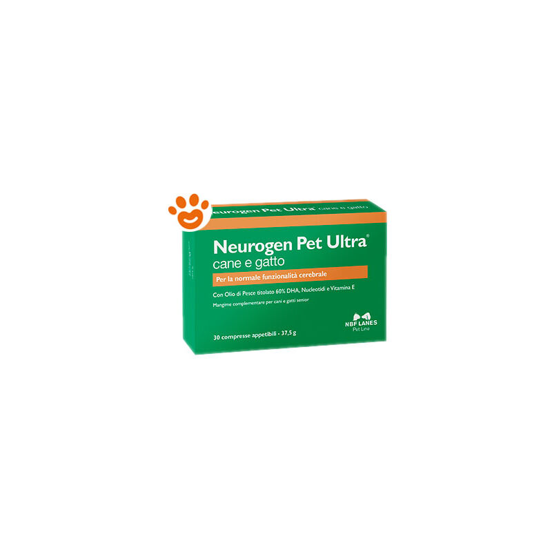 foto del prodotto nbf lanes dog e cat neurogen pet ultra nbf lanes dog e cat neurogen pet ultra confezione da 30 compresse