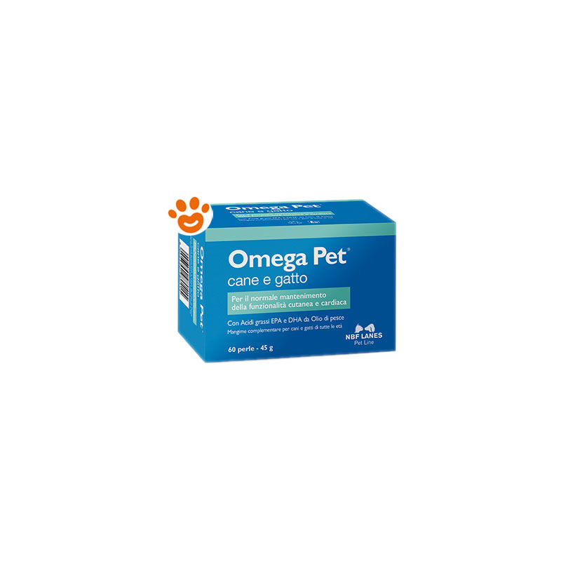 foto del prodotto nbf lanes dog e cat omega pet lanes dog e cat omega pet confezione da 60 perle