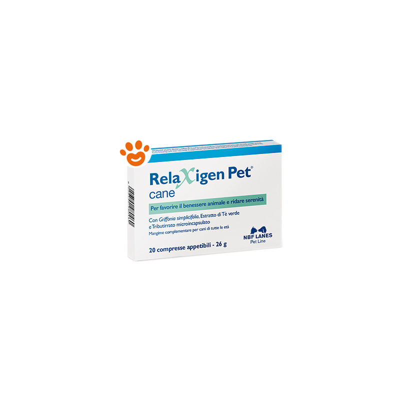 foto del prodotto nbf lanes dog relaxigen pet lanes dog relaxigen pet confezione da 20 compresse