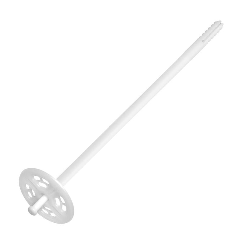 foto del prodotto nbrand tassello nylon bianco x cappotto con chiodo mm.150. prezzo per 1 pezzo.