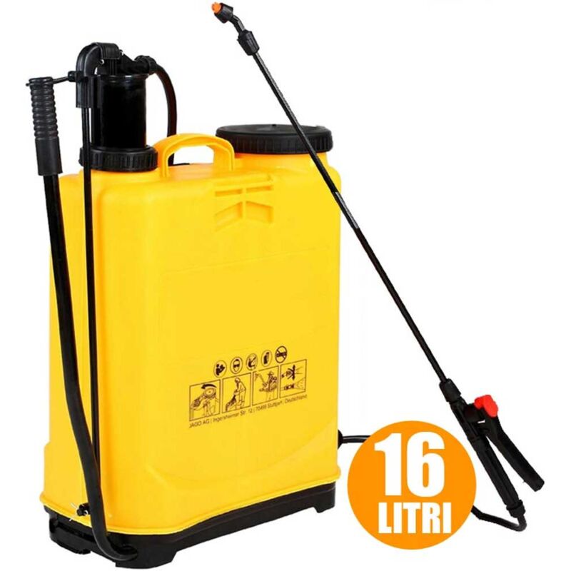 foto del prodotto nebulizzatore a spalla 16 lt spruzzatore zaino irroratrice spruzzatore a pompa