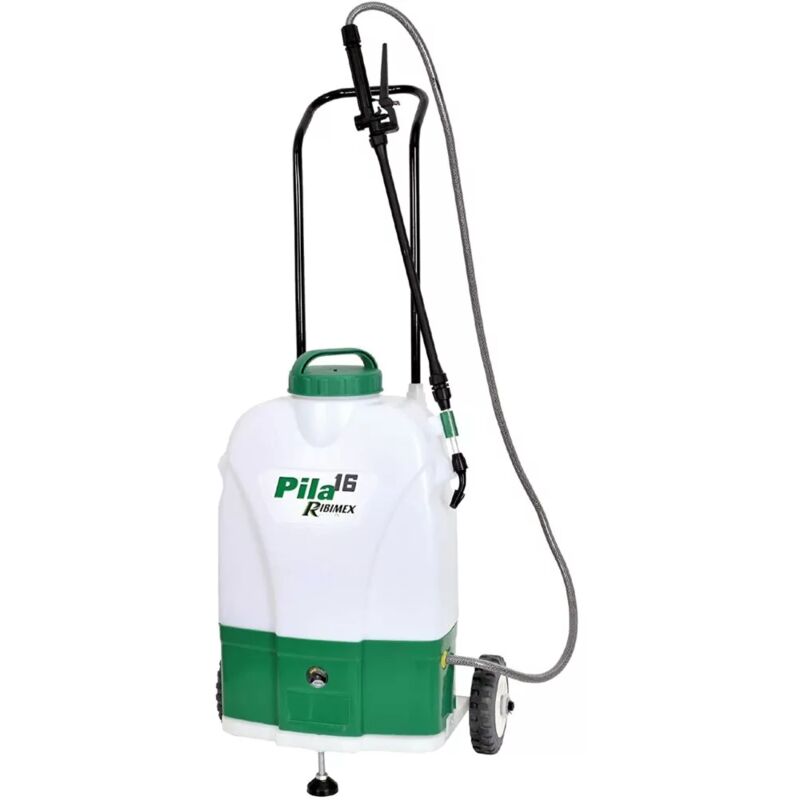 foto del prodotto nebulizzatore ribimex elettrico a batteria con ruote 16 litri pila 16 .