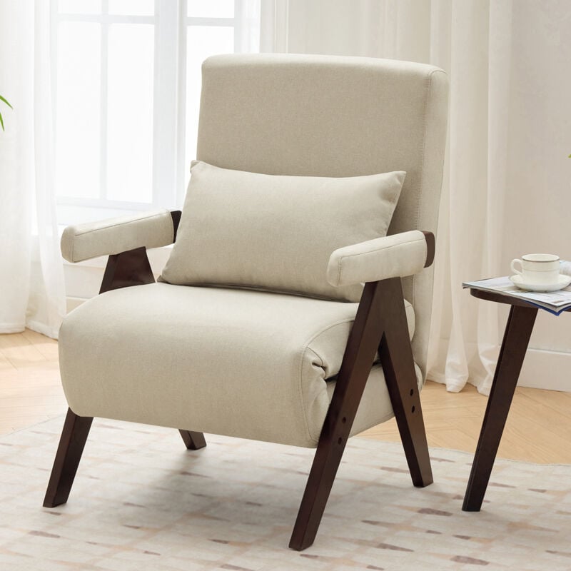 foto del prodotto neche poltrona trasformabile 3 in 1, divano letto moderno imbottito per soggiorno camera da letto ufficio, comfort versatile, salvaspazio, design