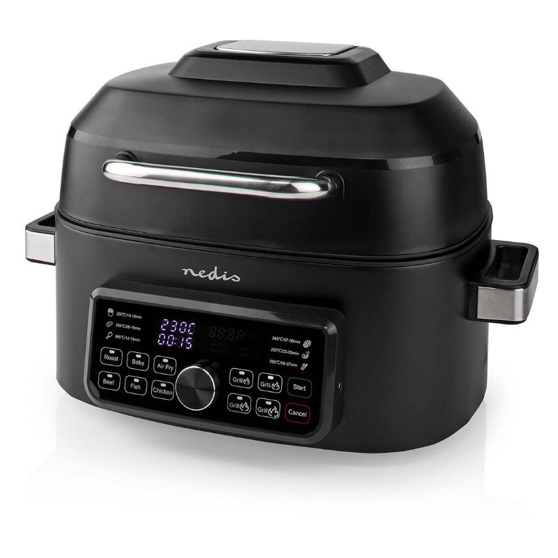 foto del prodotto nedis friggitrice 6l 1600w nera kaafg600bk