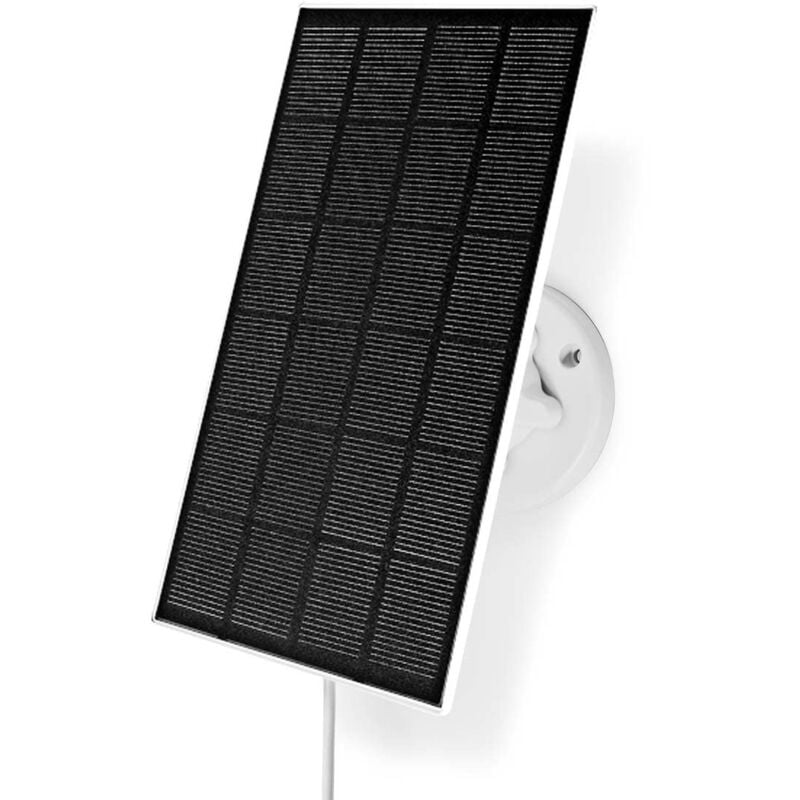 foto del prodotto nedis pannello solare 4.5 v dc 0.5 a micro usb lunghezza corda 3.00 m accessori per wificbo30wt