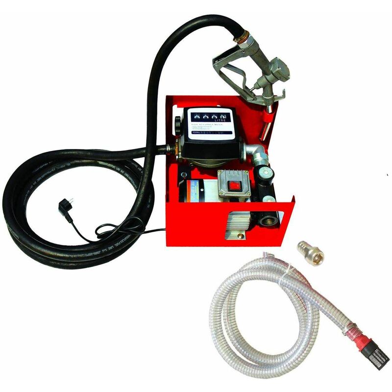 foto del prodotto neep 02 pompa diesel auto aspirante portatile, 230v 60l min. 550w pistola con arresto manuale varan motors
