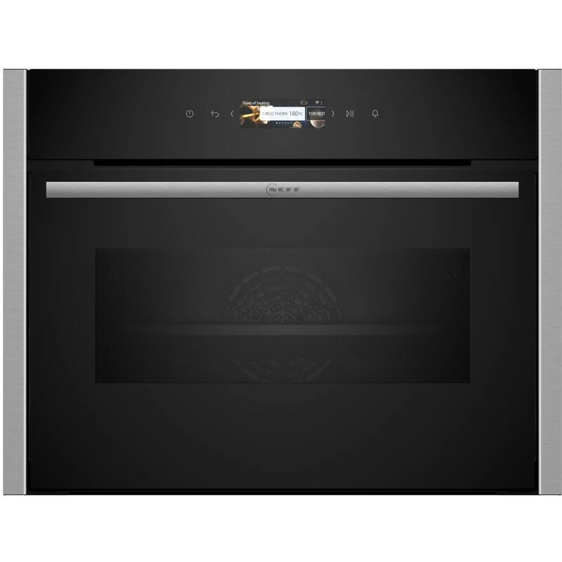 foto del prodotto neff forno combinato integrato mo 45 nero c24mr21n0