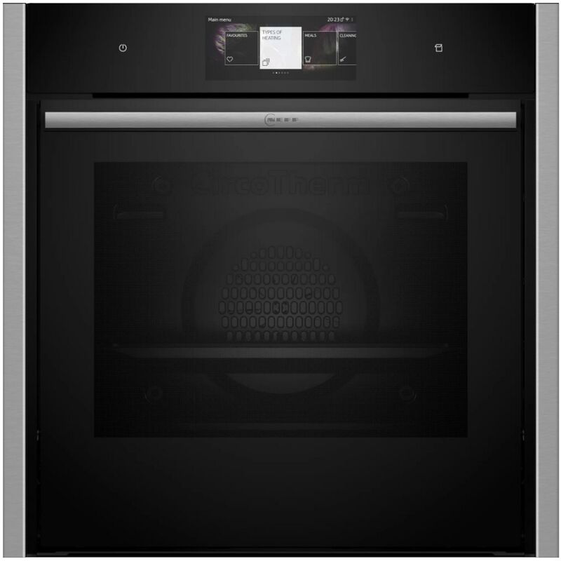 foto del prodotto neff forno combinato vapore integrato 71l 60cm a ecoclean nero b64ft33n0