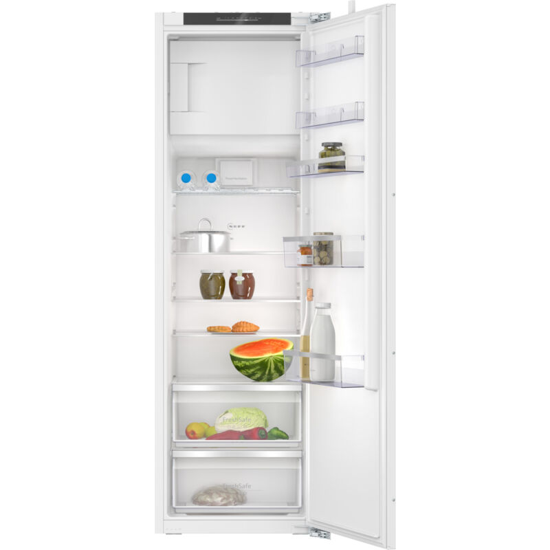 foto del prodotto neff ki2822fe0. capacit netta totale 280 l. cerniera porta destra, tipo di display led. classe climatica sn t, emissione acustica 35 db.
