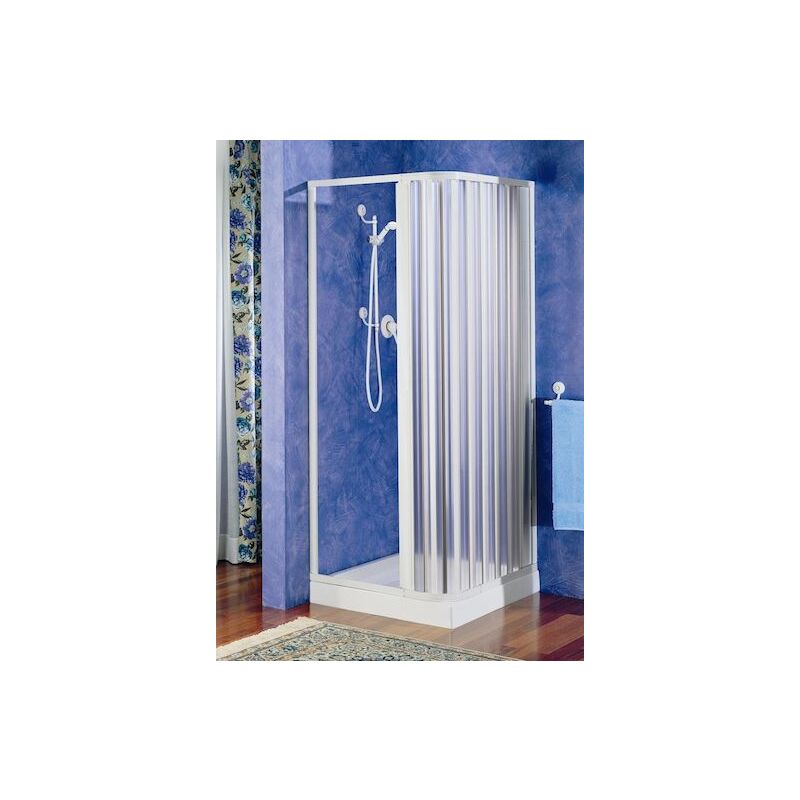 immagine 0 del prodotto negrari box doccia con porta a soffietto in pvc 80x80 cm