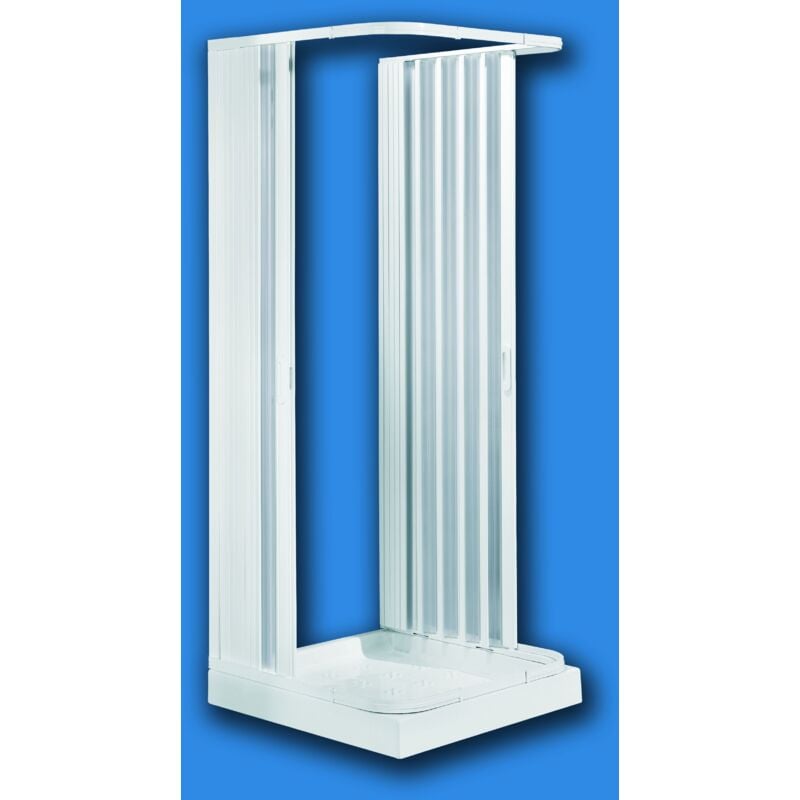 foto del prodotto negrari box doccia con porta a soffietto in pvc cm 70x90x70