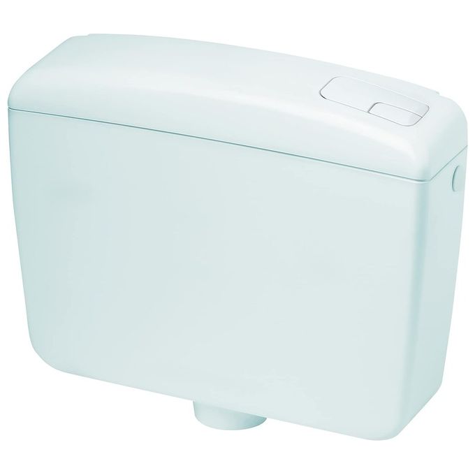 foto del prodotto negrari cassetta wc a zaino, 2 tasti, abs, capacita 9 litri, bianco