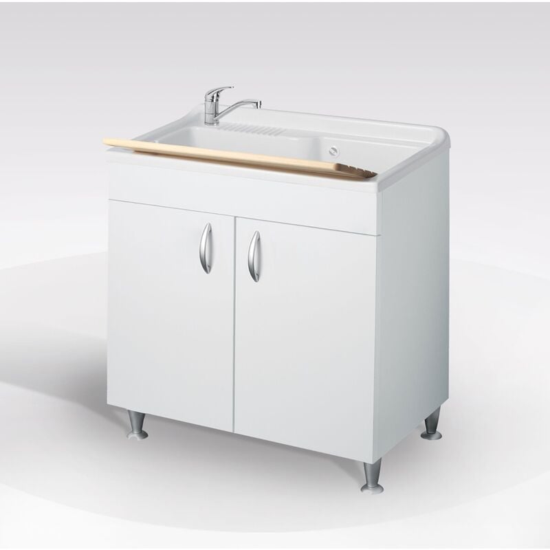 foto del prodotto negrari lavatoio mod. eco cm 80x50 bianco