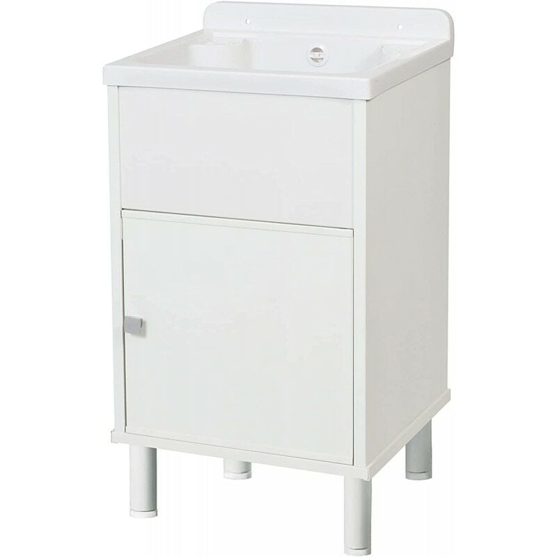 foto del prodotto negrari mini lavatoio per interno esterno 5003pkc vasca in pp 42x34 h 78 cm